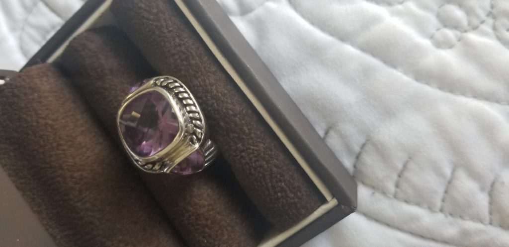 a ring from my sisters closet