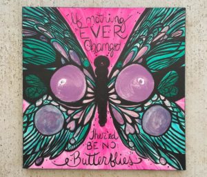 breast cancer charity, painting