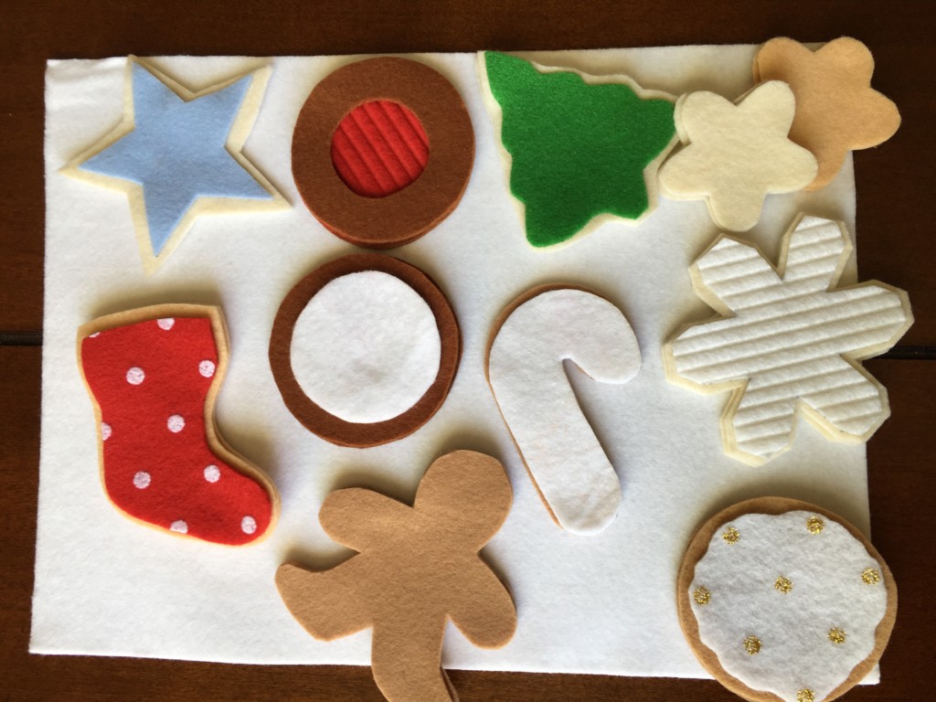 felt cookies