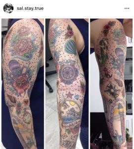 Sal Sanchez tattoos