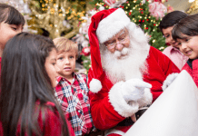 santa with kids, ultimate guide to the holidays