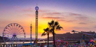 Del Mar fair grounds sunset
