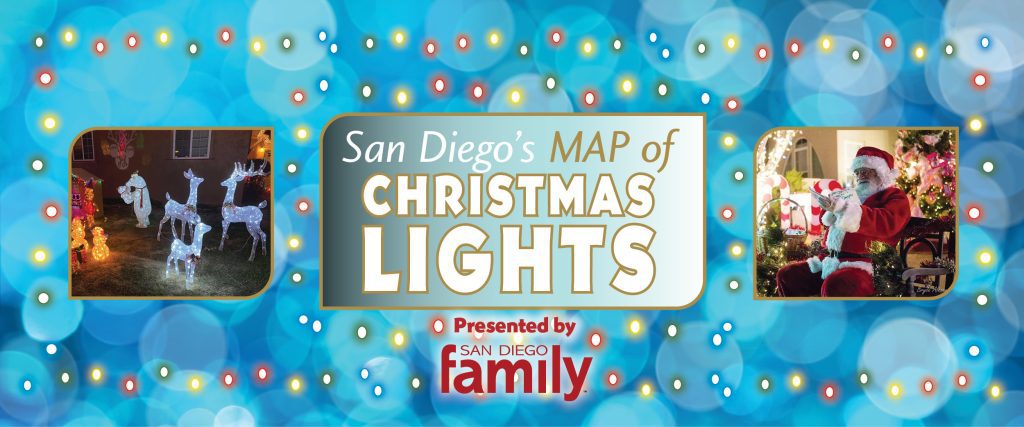 Map of christmas lights