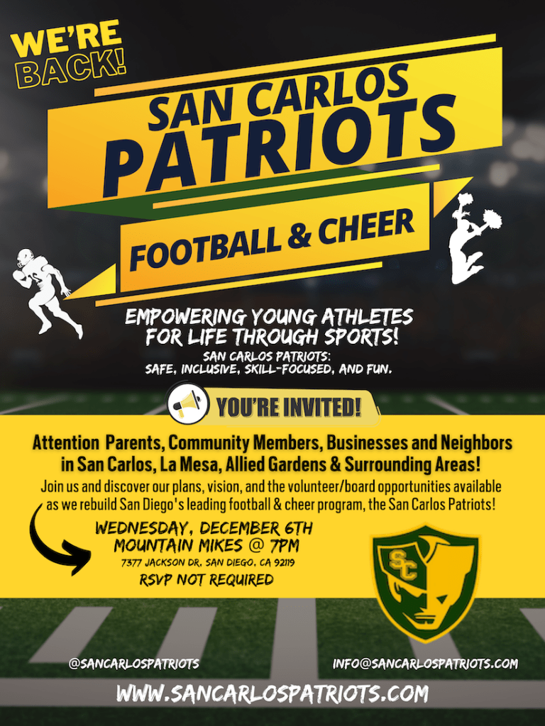 san carlos patriots flyer