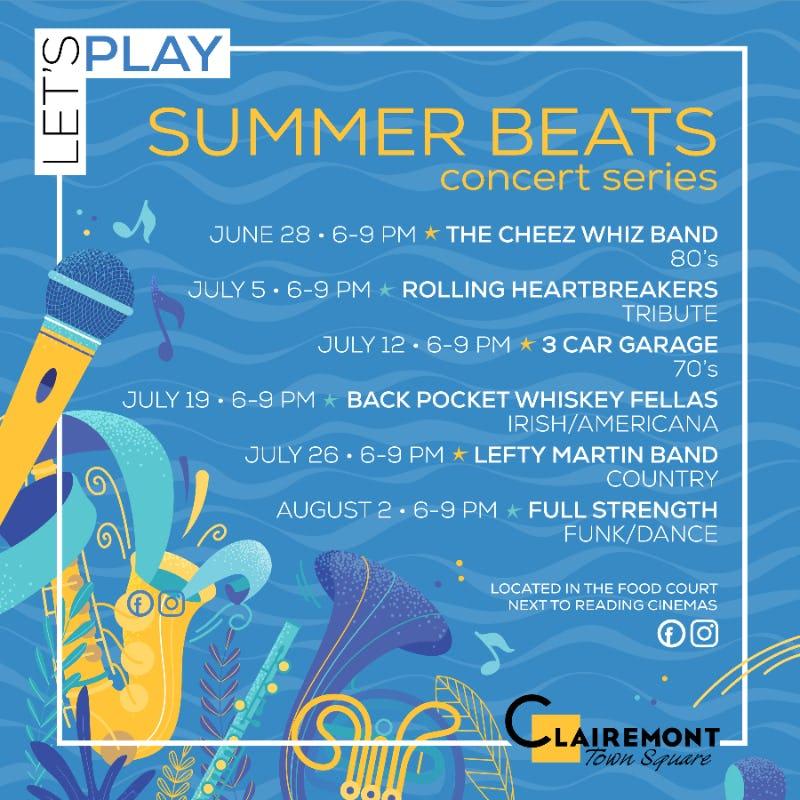 summer beats concert series