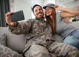cox salutes military couple