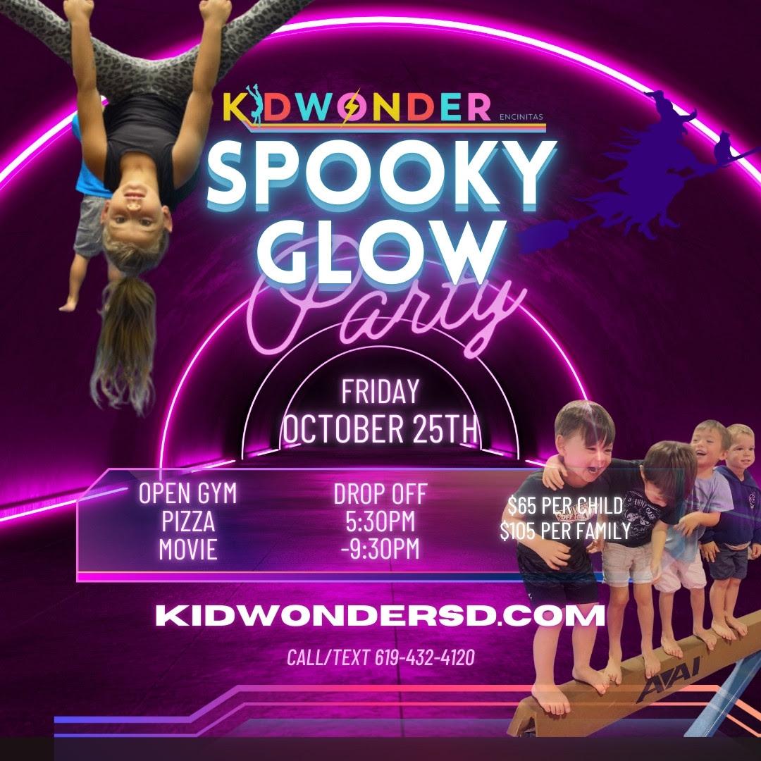 spooky glow party