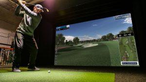 golf simulator swing at alesmith