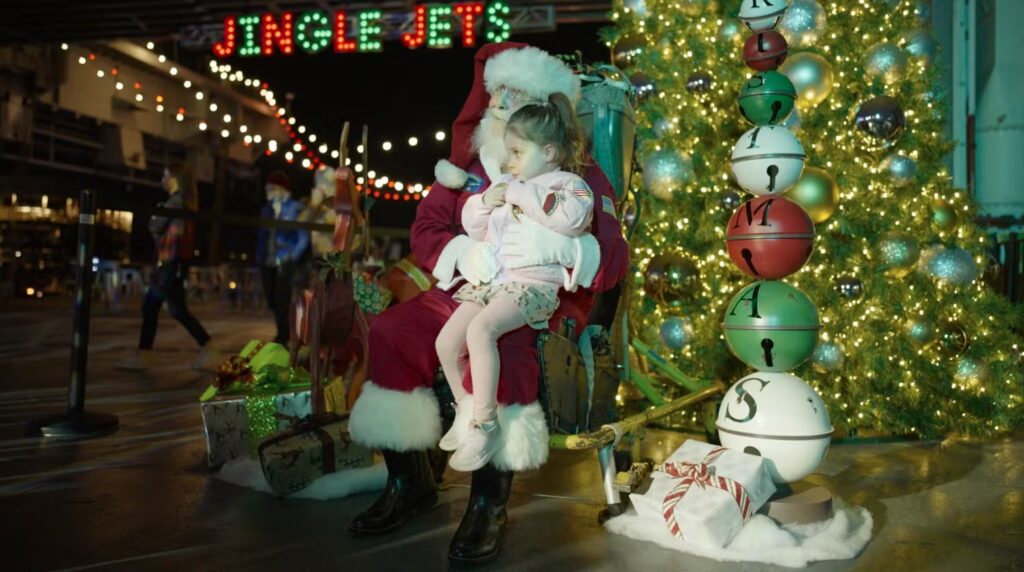 uss midway christmas lights