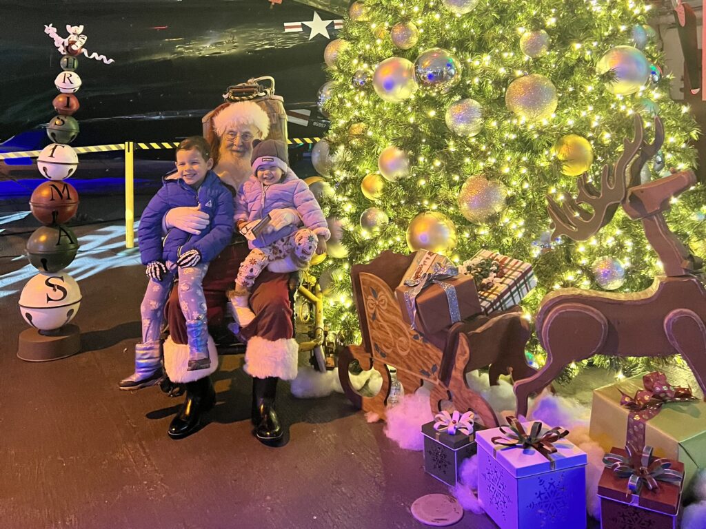 uss midway christmas lights