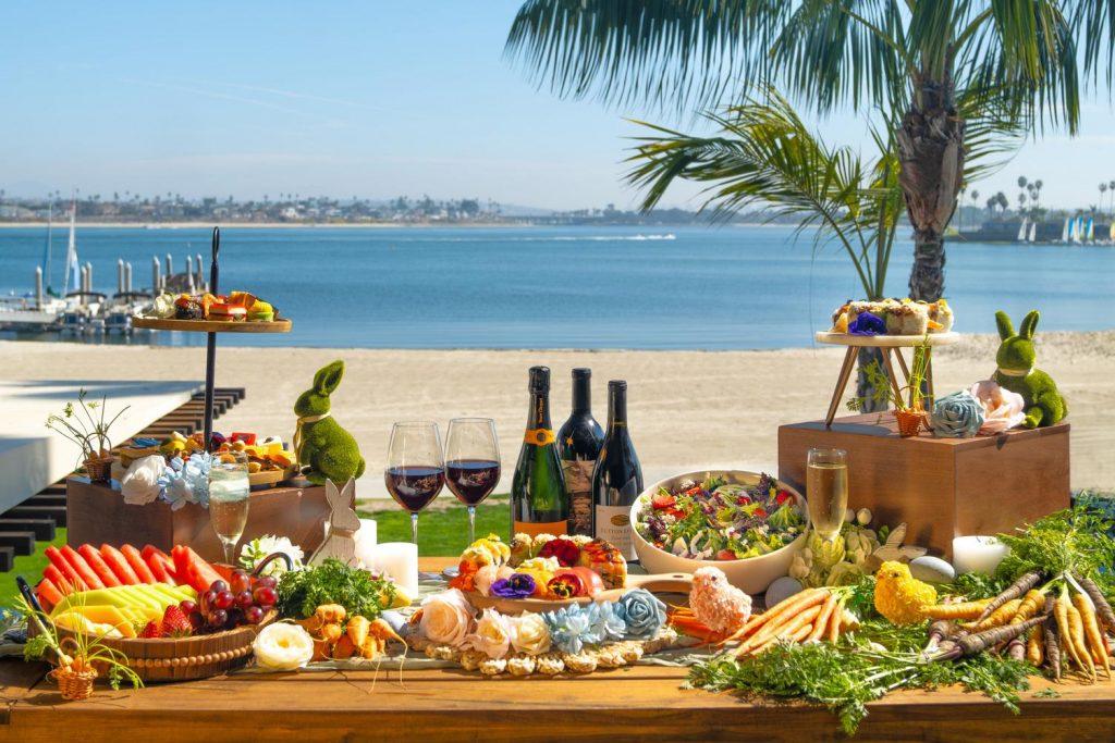 easter brunch by ocean