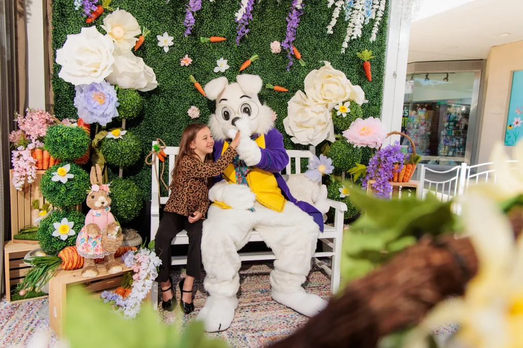 photo with the easter bunny