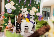 photo with the easter bunny