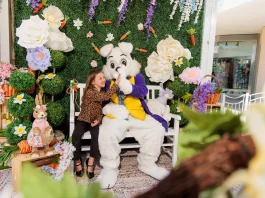 photo with the easter bunny