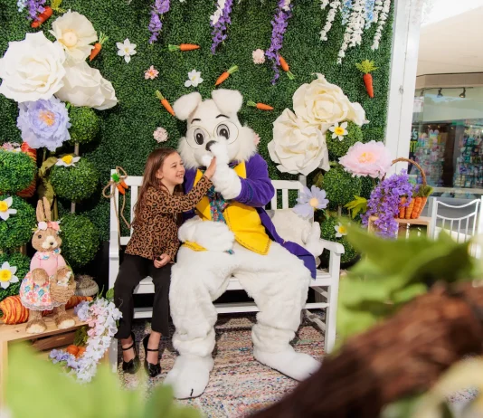 photo with the easter bunny