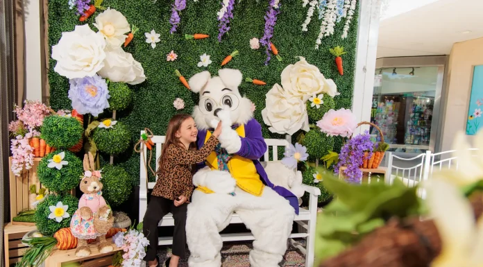 photo with the easter bunny