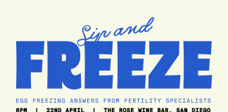 Sip + Freeze. Hosted by RMA San Diego x Gaia Family