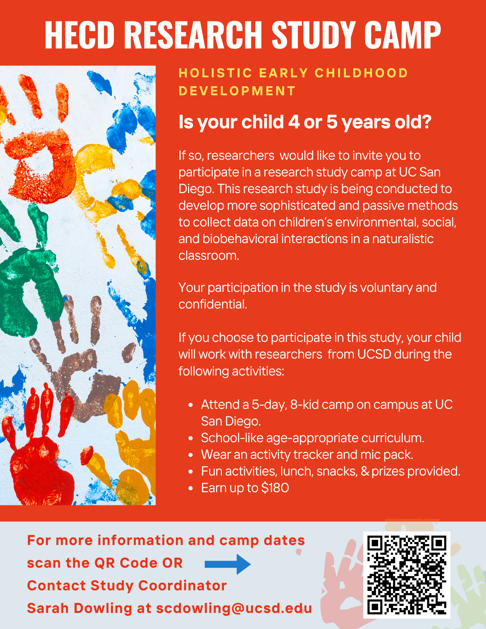 UCSD Research Study Summer Camp