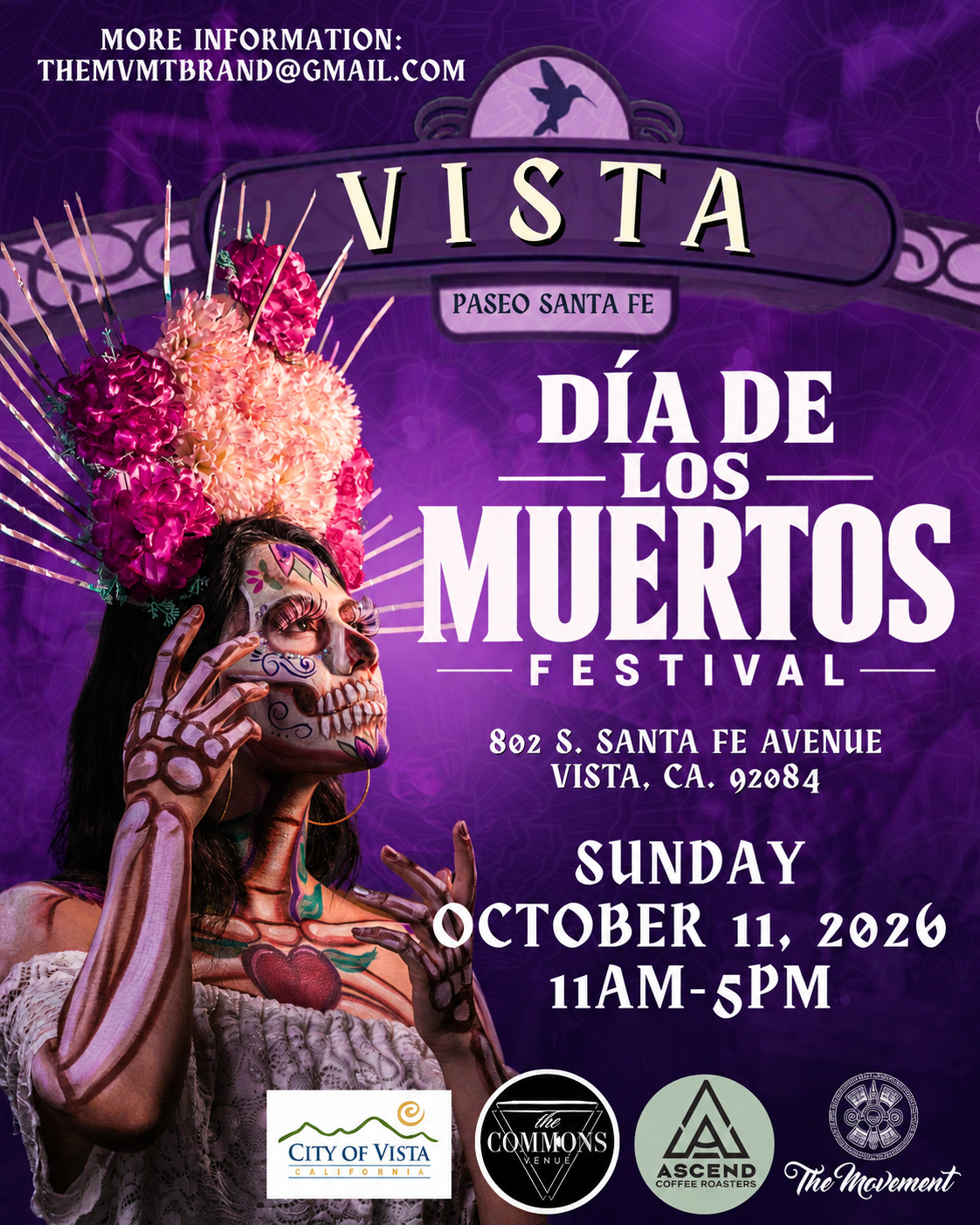 Vista’s First Dia de Los Muertos Family Festival